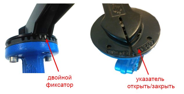 Затвор дисковый поворотный OMAL с ручкой серии 375, 376, 377
