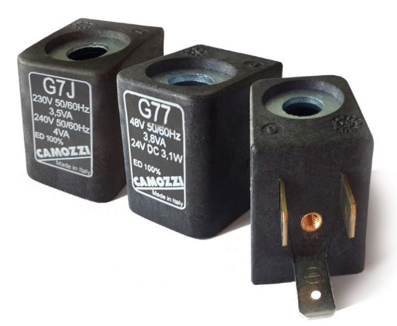 Соленоиды Camozzi модели G7H, G72, G77, G7E, G79, G7K, G710, G7J, G7F