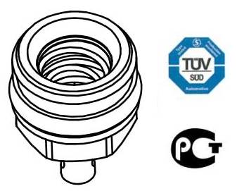 Camozzi. Тормозной фитинг. Клапан слива конденсата VDC